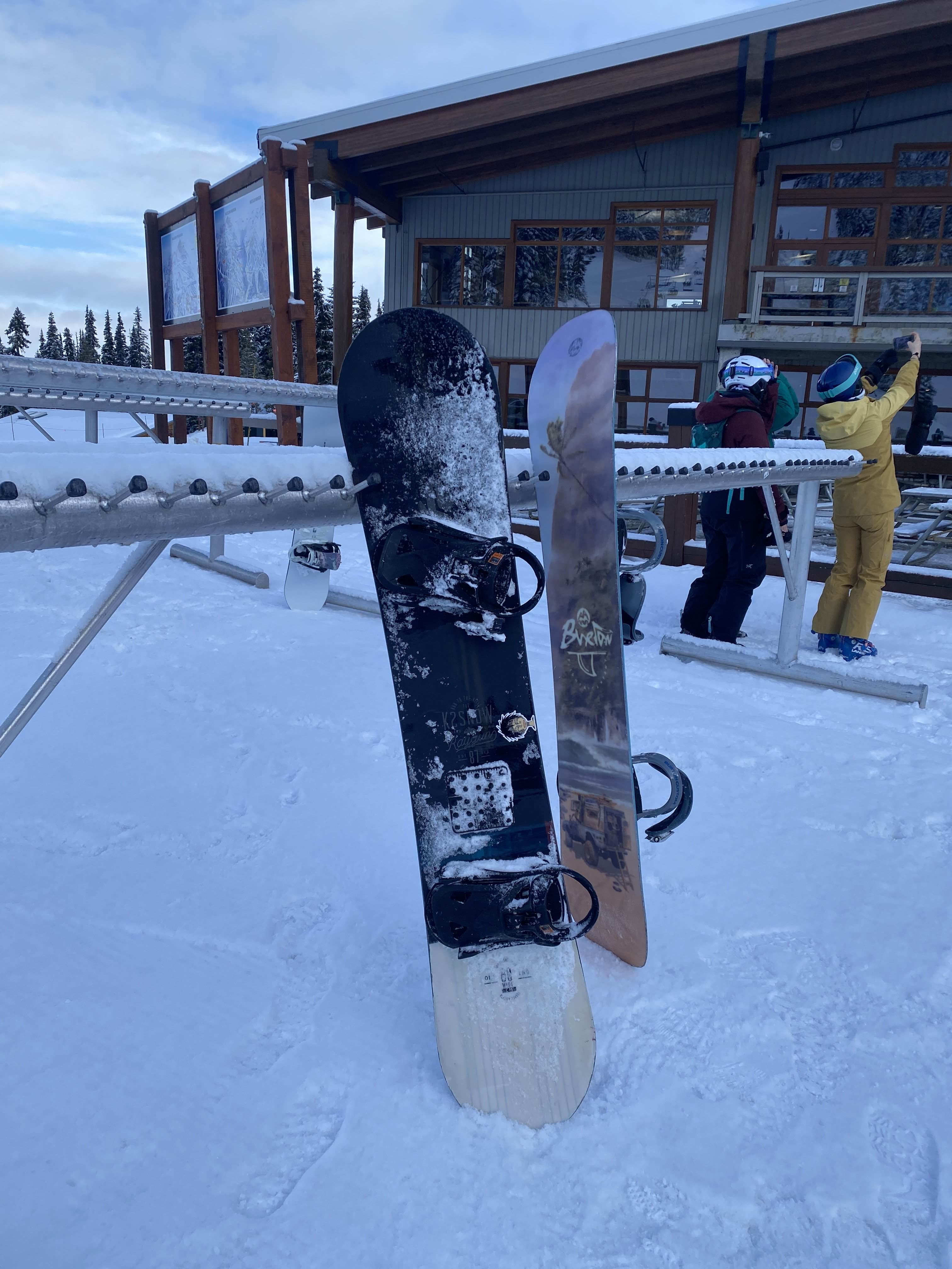 My snowboard at Whistler!